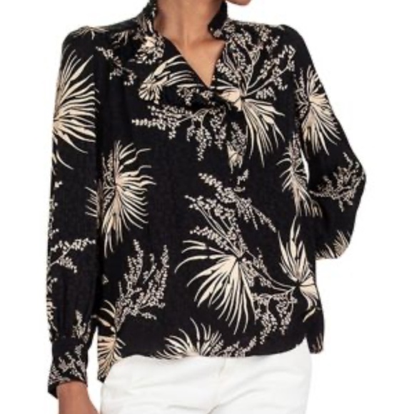 Ba&sh black and white blouse - Picture 1 of 3